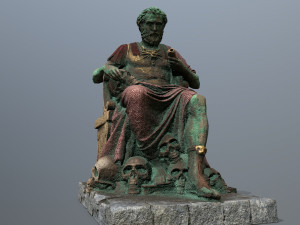 Man Statue 3D Model