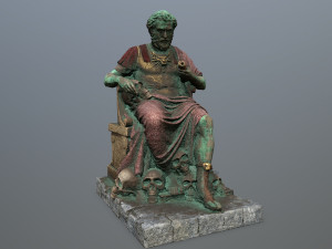 Man Statue Modello 3D