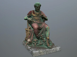Statua dell'uomo Modello 3D