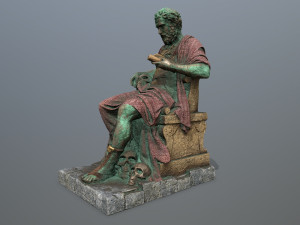 Man Statue Modello 3D