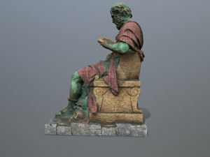Man Statue Modello 3D