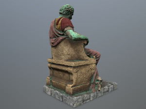 Man Statue Modello 3D