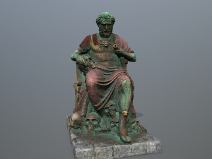 Man Statue Modello 3D