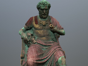 Man Statue Modello 3D