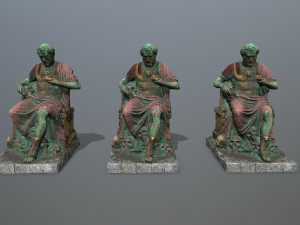 Man Statue Modello 3D