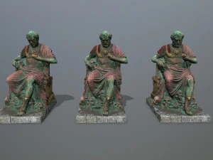 Statua dell'uomo Modello 3D