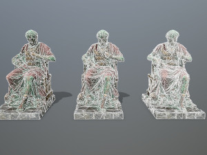 Man Statue Modello 3D
