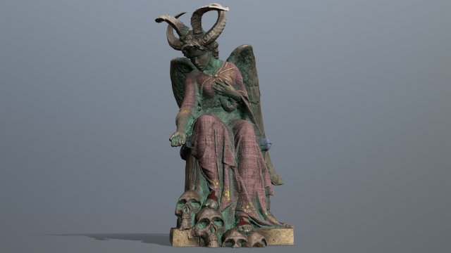Angel statue Modelo 3D .c4d .max .obj .3ds .fbx .stl .blend 