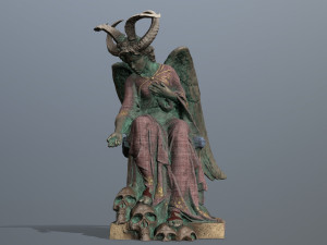 Angel statue Modelo 3D