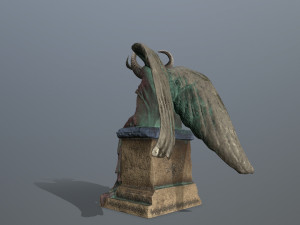 Angel statue Modelo 3D