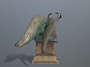 Angel statue Modelo 3D