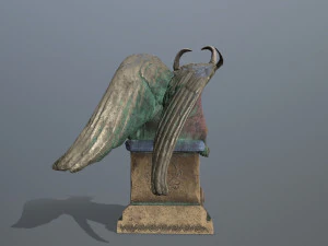 Patung malaikat Model 3D