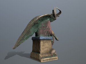 Angel statue Modelo 3D