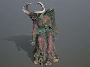 Angel statue Modelo 3D