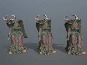Angel statue Modelo 3D