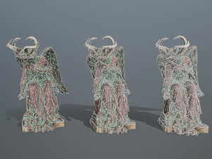 Angel statue Modelo 3D