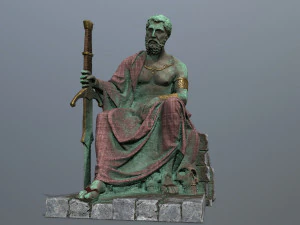 Man Statue 2 3D Model