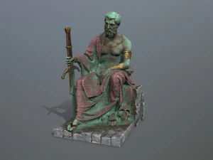 Man Statue 2 3D Model