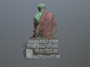 Man Statue 2 3D Model