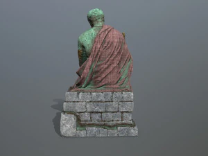 Man Statue 2 3D Model