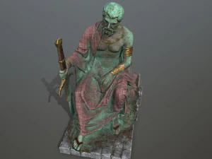 Man Statue 2 3D Model