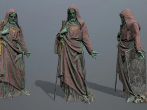 Statue 3 3D Model