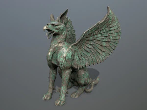 Cr&eacute;ature statue Modèle 3D