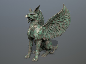 Statue Creature 3D मॉडल