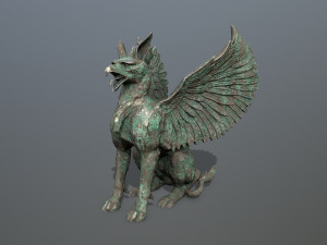 Statue Creature 3D मॉडल