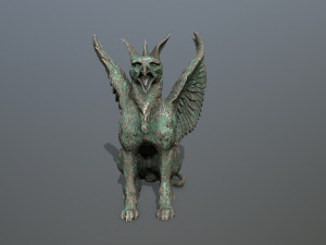 Statue Creature 3D मॉडल