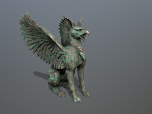 Statue Creature 3D मॉडल