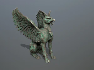 Statue Creature 3D Model