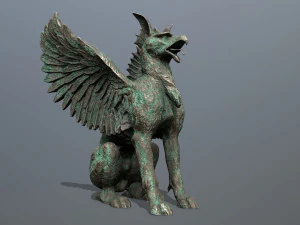 Statue Creature 3D Model