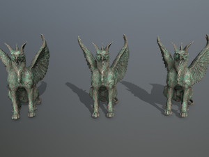 Statue Creature 3D मॉडल