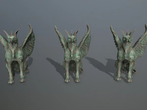 Statue Creature 3D Model