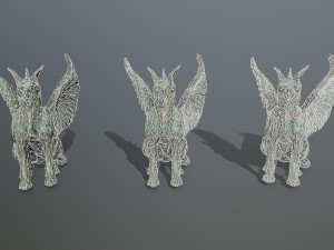 Statue Creature 3D मॉडल