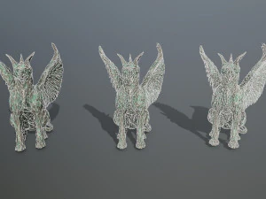 Statue Creature 3D Model