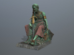 Man Statue 4 3Dモデル