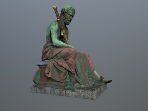 Man Statue 4 3Dモデル