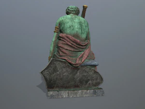 Man Statue 4 3D Model