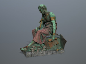 Man Statue 4 3Dモデル