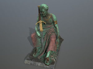Man Statue 4 3Dモデル
