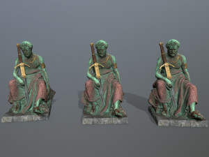 Man Statue 4 3Dモデル