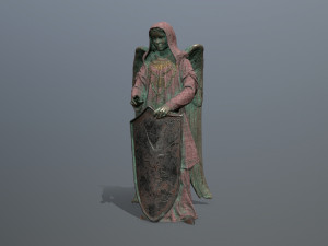 Angel statue 3D Model