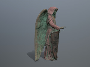 Angel statue 3D Model