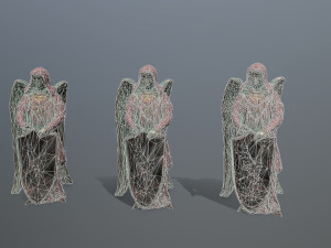 Angel statue 3D Model