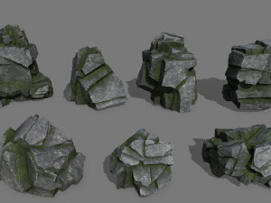 Cliff rocks Modelo 3D