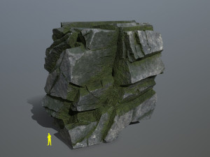 Cliff rocks 3D Model