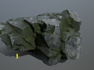 Cliff rocks 3D Model