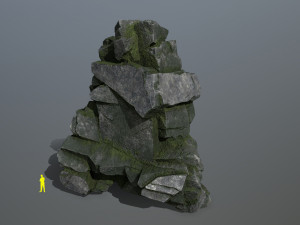 Cliff rocks 3D Model